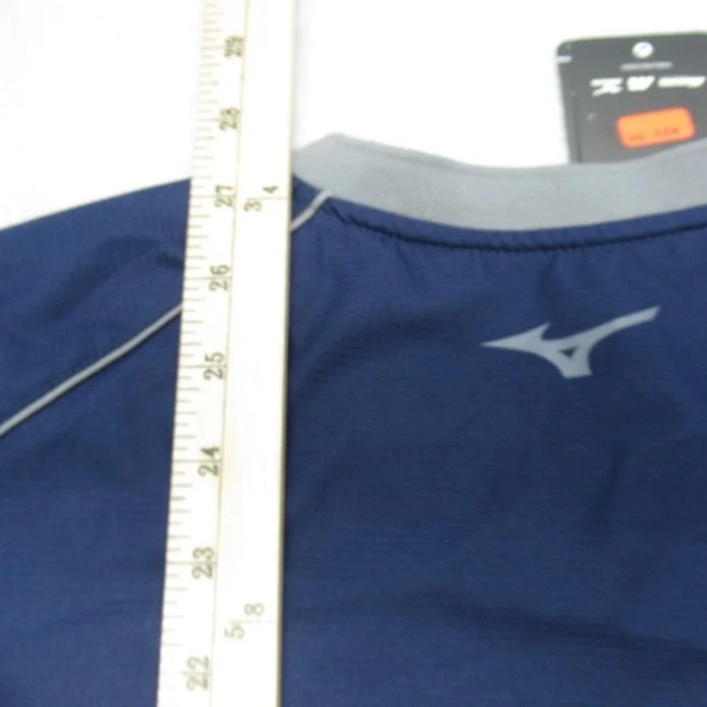 Mizuno Performance Batting Jacket Mens Small Blue Water Wind Protection NWD‎